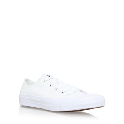 White 'Ctas II Low' flat lace up sneakers